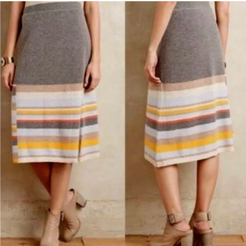 Anthropologie wool skirt